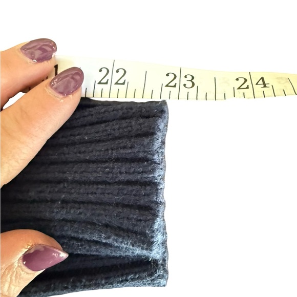 Ralph Lauren Women's Navy Cotton Cable Knit Sweater Size Medium - Picture 11 of 13